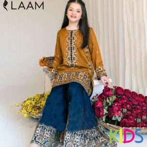 MARIA.B , LAAM* kids luxury cotton lawn embroidered unstiched 3pc✓