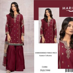 MARIA B LAWN with Digital Diamond Dupatta