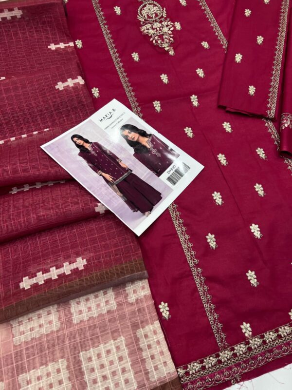 MARIA B LAWN with Digital Diamond Dupatta - Image 4