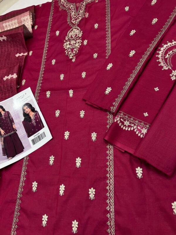MARIA B LAWN with Digital Diamond Dupatta - Image 3