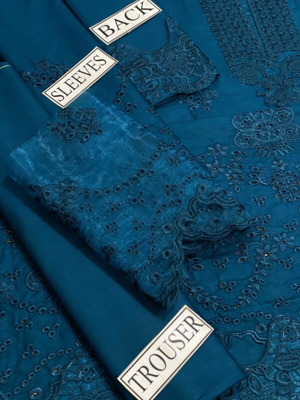 ered cotton unstitced 3pc - Image 2