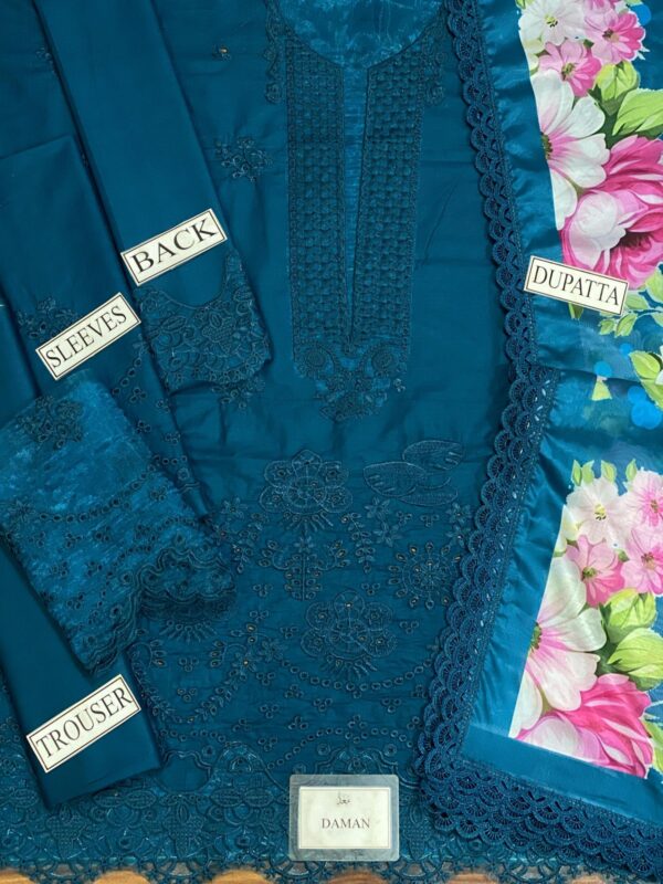 ered cotton unstitced 3pc - Image 4