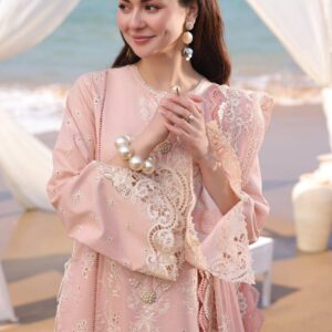 SERENE IMROZIA chikankari cotton embroidered luxury unstiched 3pc✓