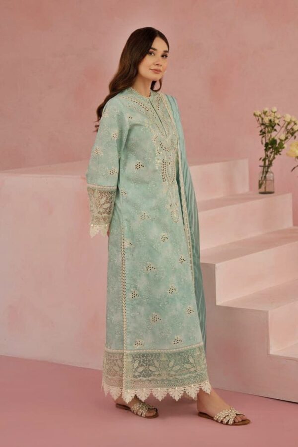 AFROZEH  Brand || chikankari embriodered lawn unstitced 3pc✓ - Image 8
