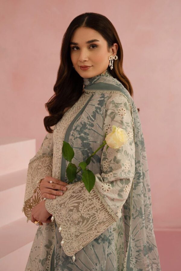 AFROZEH  Brand || chikankari embriodered lawn unstitced 3pc✓