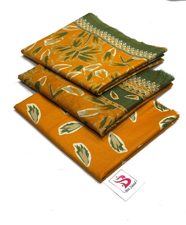 🌟 Brand: Bin Saeed – 💯 Original 📦 Collection: Printed 3 Piece Lawn – Unstitched - Image 42