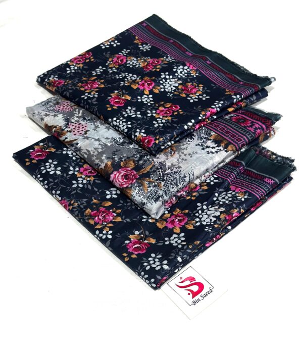 🌟 Brand: Bin Saeed – 💯 Original 📦 Collection: Printed 3 Piece Lawn – Unstitched - Image 6