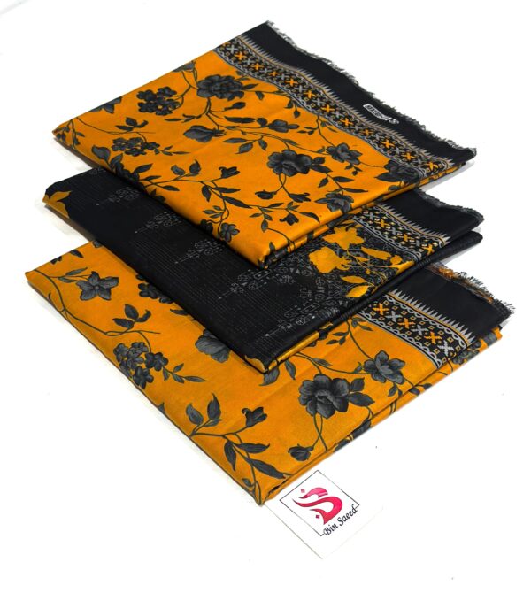 🌟 Brand: Bin Saeed – 💯 Original 📦 Collection: Printed 3 Piece Lawn – Unstitched - Image 28