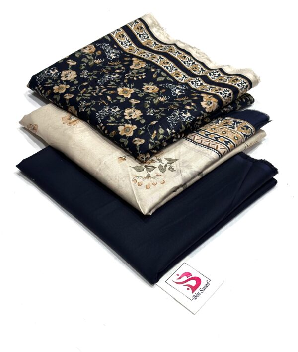 🌟 Brand: Bin Saeed – 💯 Original 📦 Collection: Printed 3 Piece Lawn – Unstitched - Image 33
