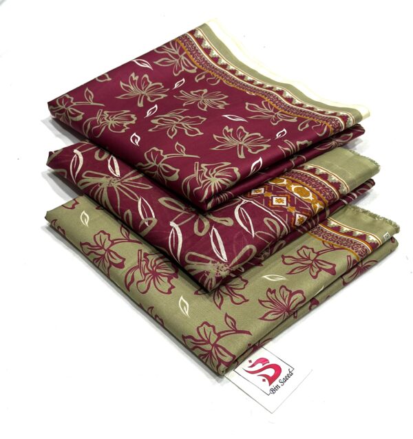 🌟 Brand: Bin Saeed – 💯 Original 📦 Collection: Printed 3 Piece Lawn – Unstitched - Image 37