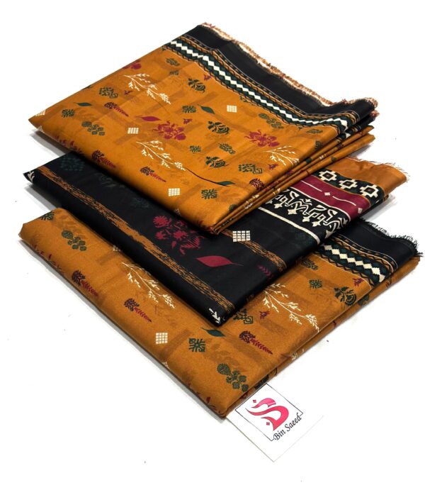 🌟 Brand: Bin Saeed – 💯 Original 📦 Collection: Printed 3 Piece Lawn – Unstitched - Image 15